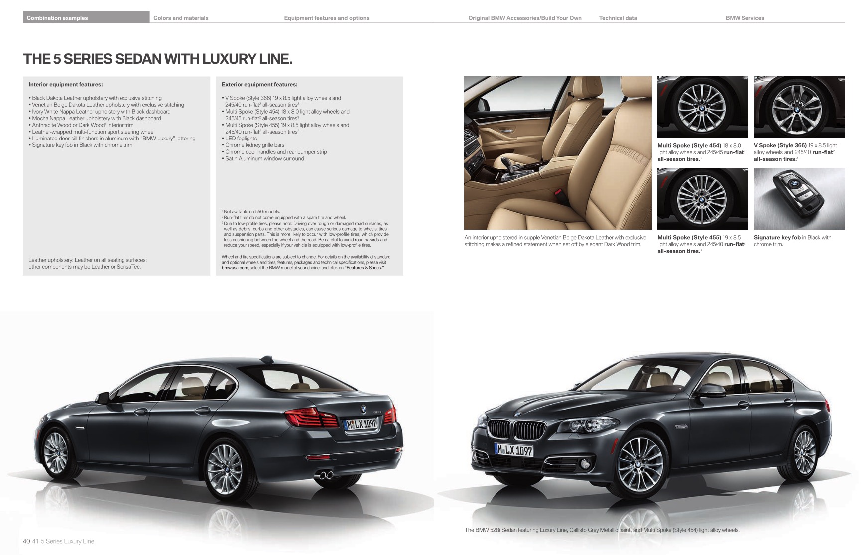 2014 BMW 5-Series Brochure Page 13